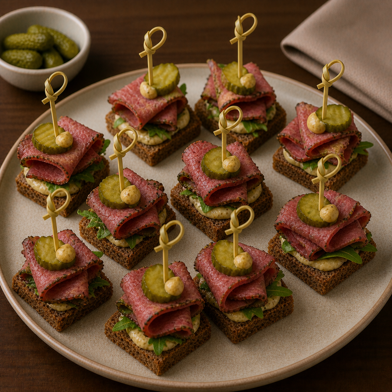 Pastrami Canape